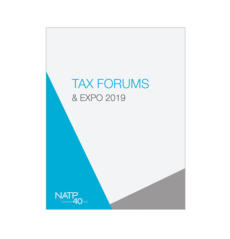2019 NATP Tax Forum - Ultimate Downloadable/Streamed Recordings with E-book - #TF19RE